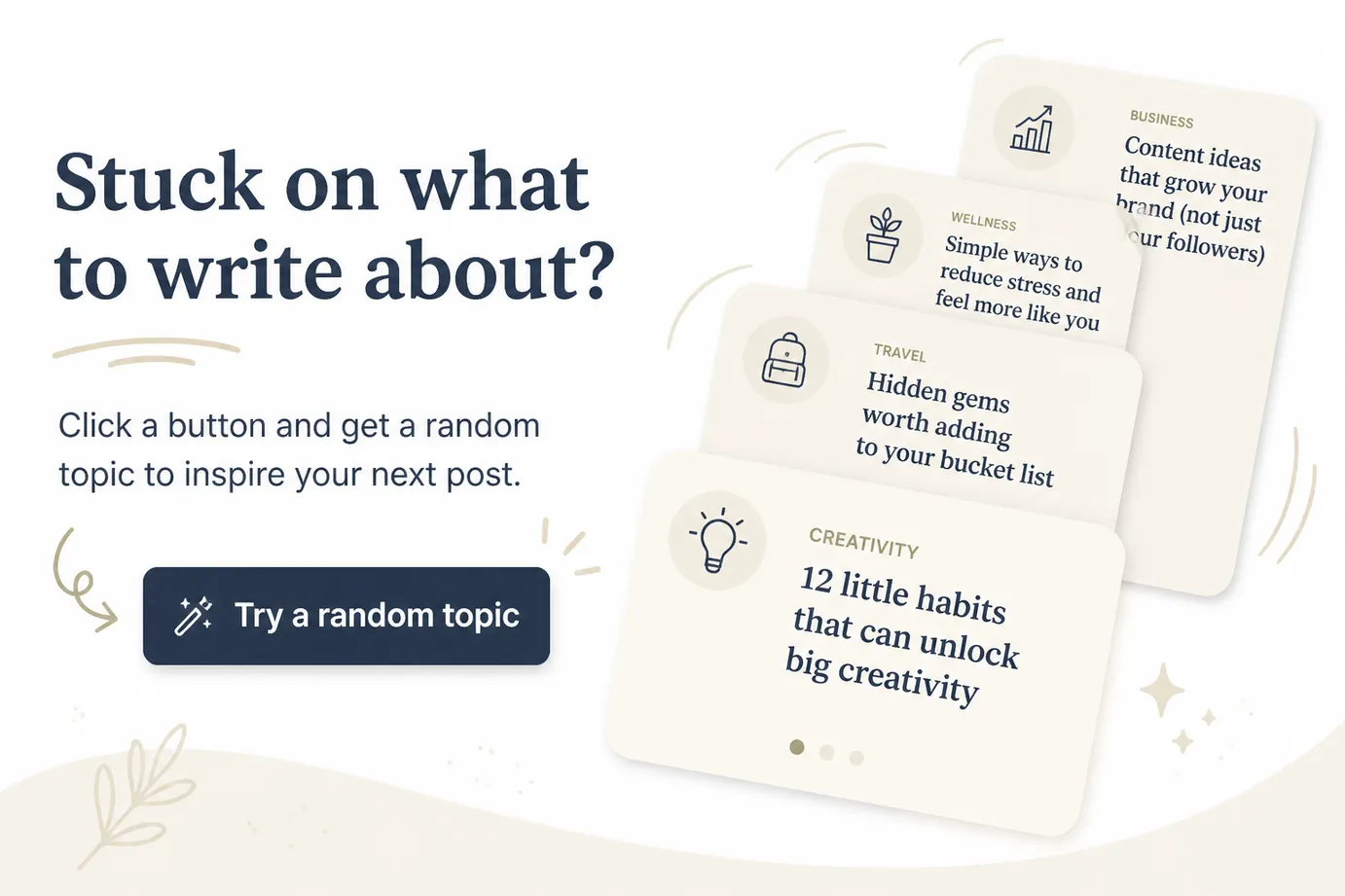 Random topic practice flow for no-prep speaking confidence